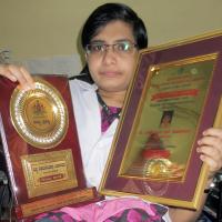 Zakat Foundation of America - Wheelchair Recipient Receives Medical Achievement Award