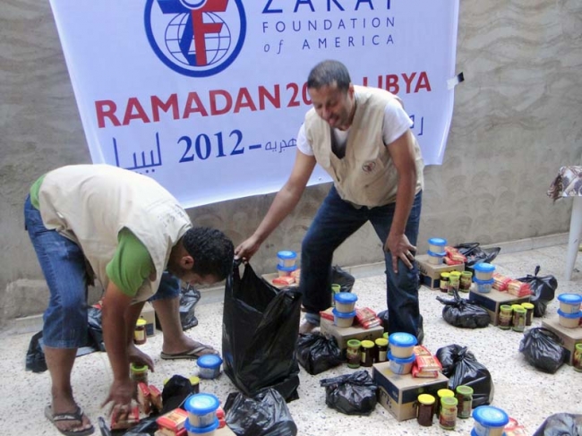 Zakat Foundation of America - ZF’s Feeds Displaced in Libya